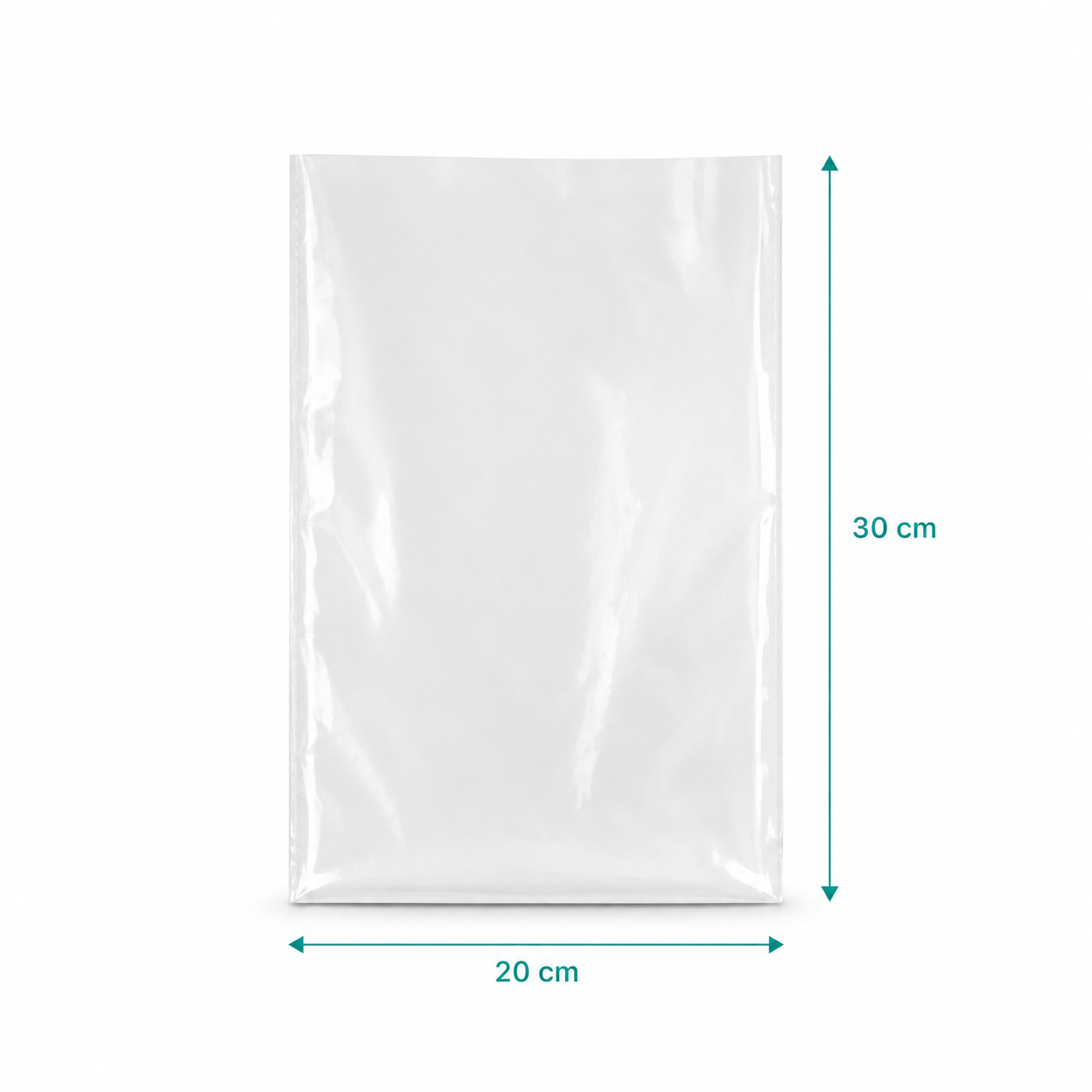 Bolsa transparente 20 x 30 cm