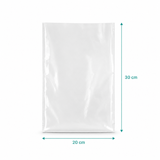 Bolsa transparente 20 x 30 cm