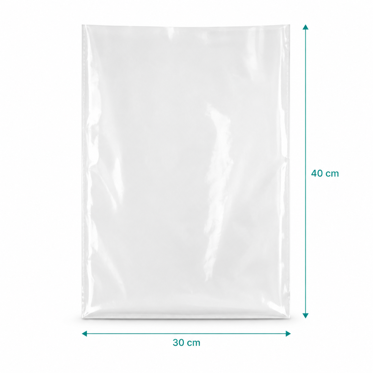 Bolsa transparente 30 x 40 cm