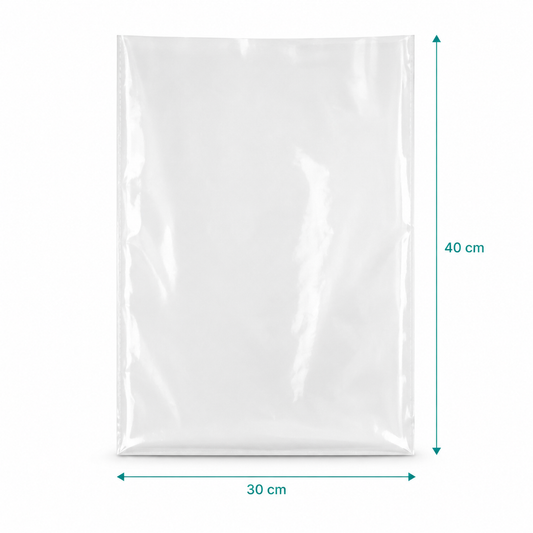 Bolsa transparente 30 x 40 cm
