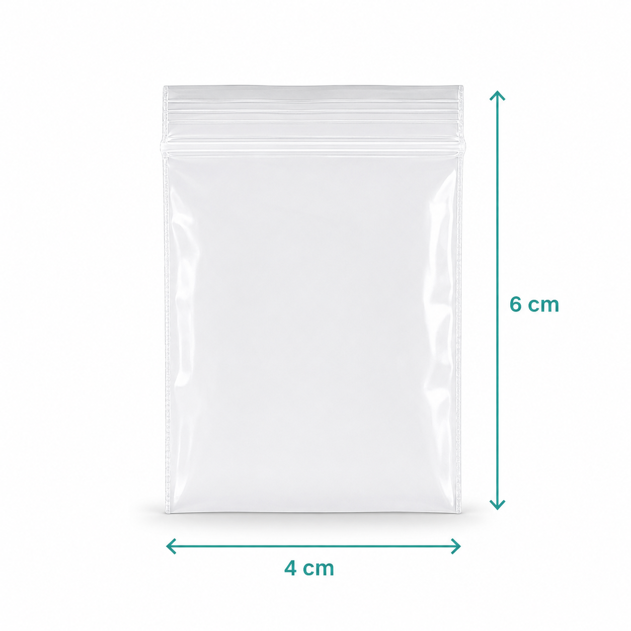 Bolsa Ziploc cierre hermético 4 x 6 cm